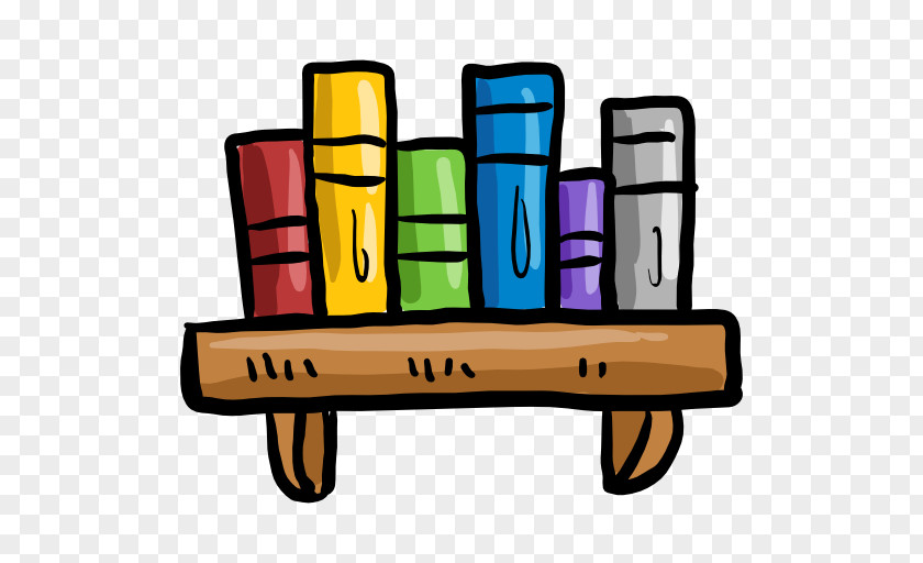 Library Book Bookcase Shelf Clip Art PNG