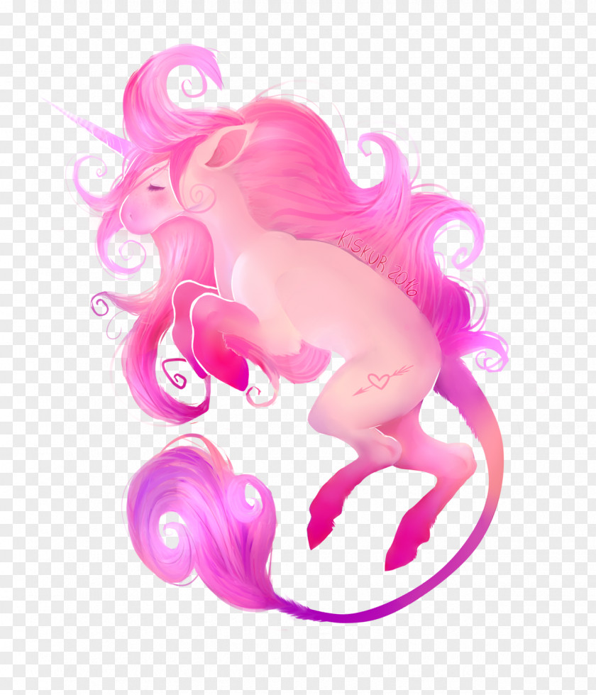 Pink Unicorn Magenta Violet Organism Character M PNG