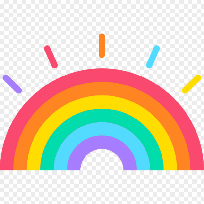 Rainbow Illustration Lexington Center Milano Pride Blend T PNG