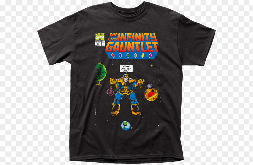 T-shirt Thanos The Infinity Gauntlet PNG