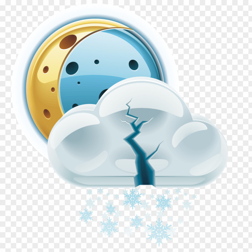 Vector Snow Weather Forecast Rain Icon PNG