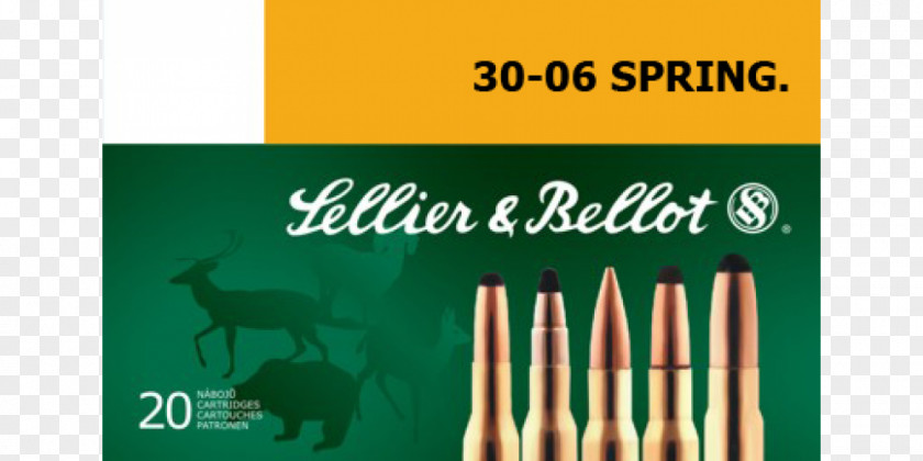 Ammunition .30-06 Springfield Sellier & Bellot Full Metal Jacket Bullet Grain PNG