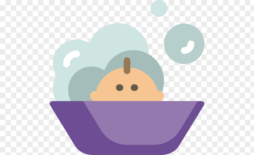 Baby Bath Infant Bathing Bathtub Icon PNG