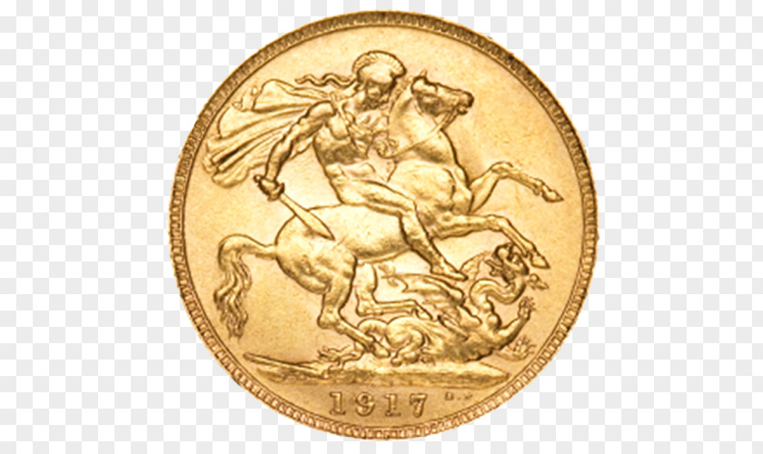 Coin Gold Perth Mint Sovereign PNG
