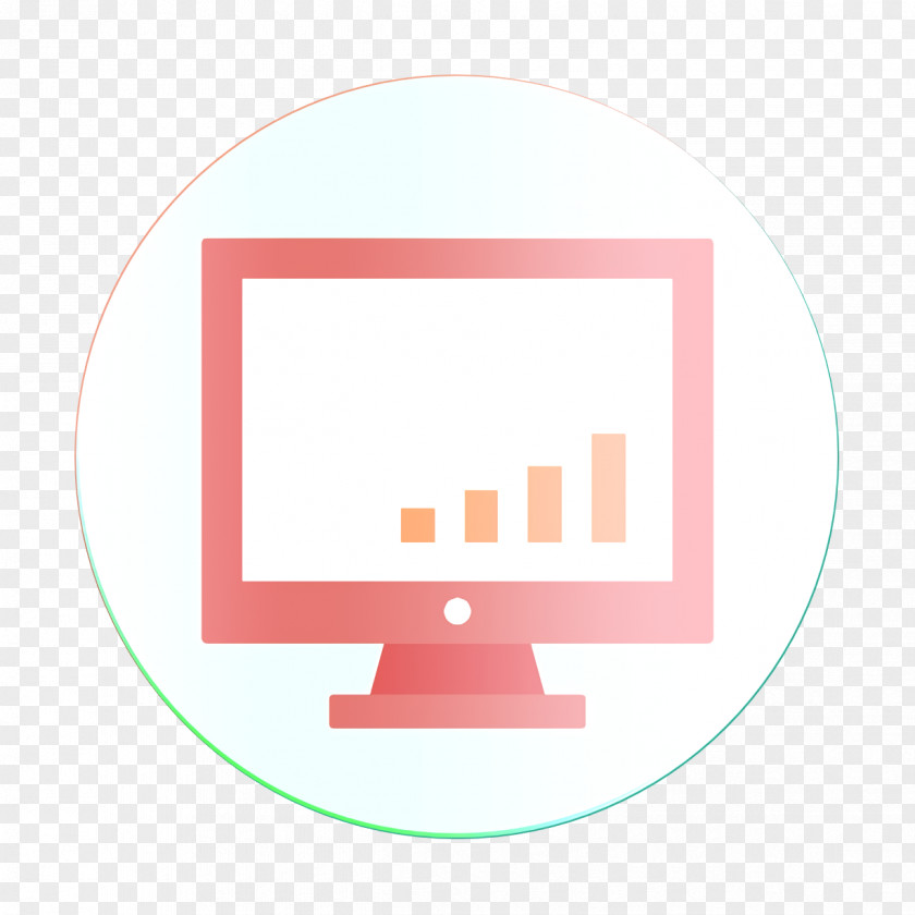 Laptop Icon Analytics Reports And PNG