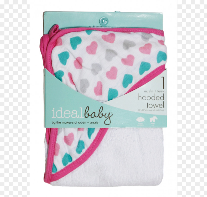 Baby Towel Linens Textile Pink M Turquoise RTV PNG