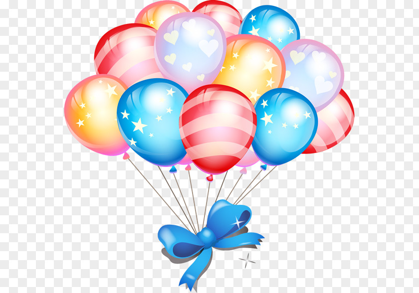 Birthday Cake Balloon Party PNG