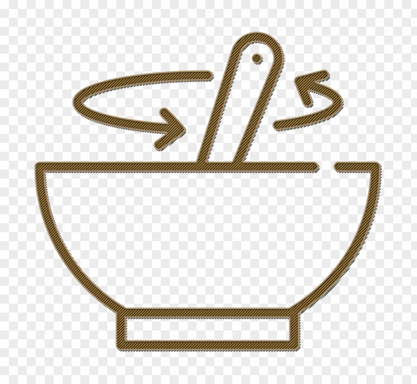 Bowl Icon Cooking Stir PNG