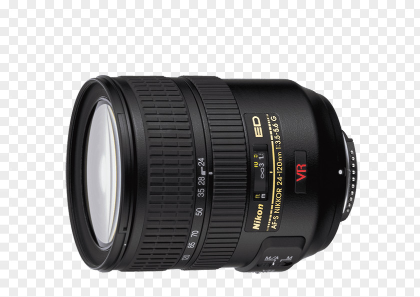 Camera Lens Nikon AF-S Nikkor 24-120mm F/4G ED VR DX Zoom-Nikkor 18-200mm F/3.5-5.6G IF-ED 35mm F/1.8G PNG
