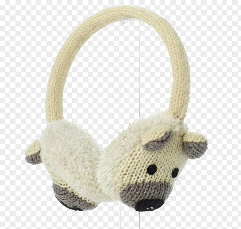 Ear Stuffed Toy Polar Bear Cartoon PNG