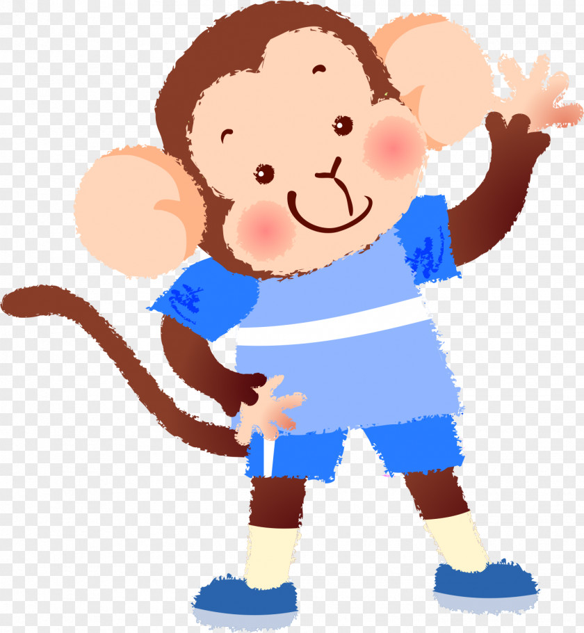 Hand-painted Monkey Ape PNG