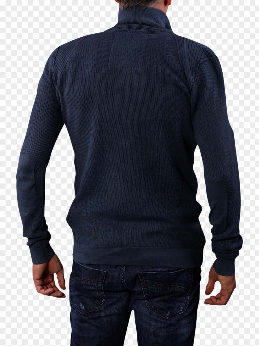 No Button Zipper Jeans Long-sleeved T-shirt Sweater PNG