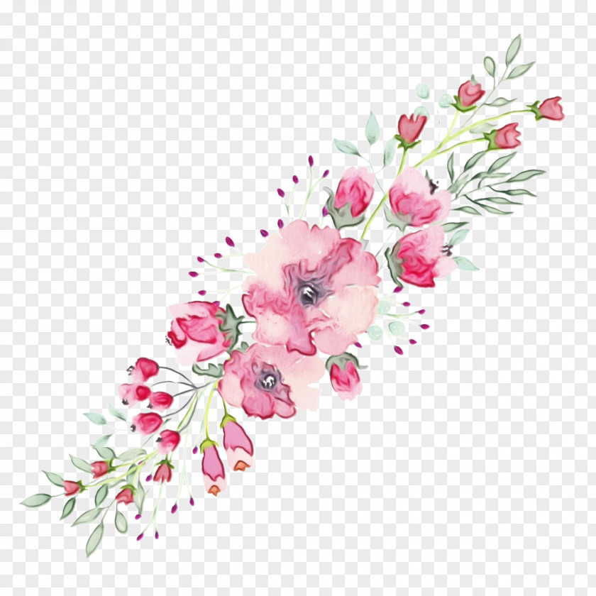 Artificial Flower Floristry Cherry Blossom PNG