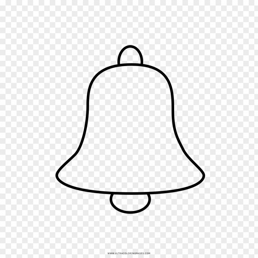 Bell Drawing Coloring Book Black And White PNG