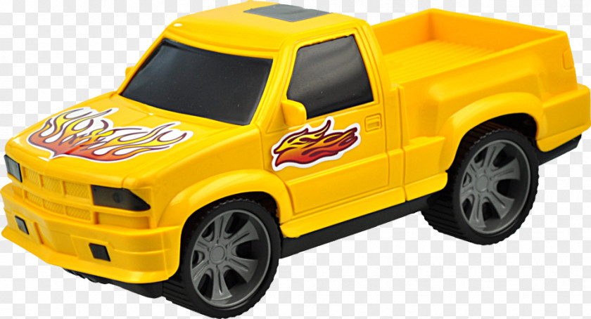 Car Pickup Truck Flatbed Toy Wagon PNG