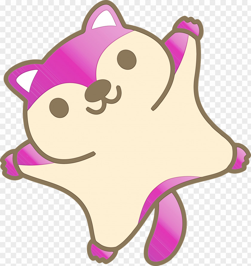 Cartoon Pink Nose Snout PNG