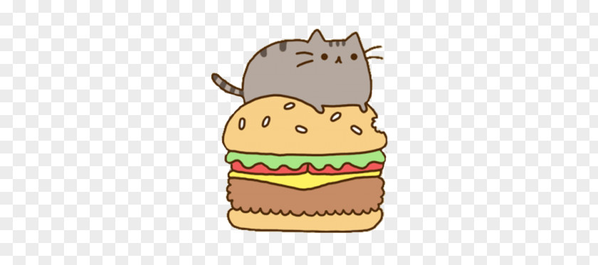 Cat Food Kitten Pusheen Hamburger PNG