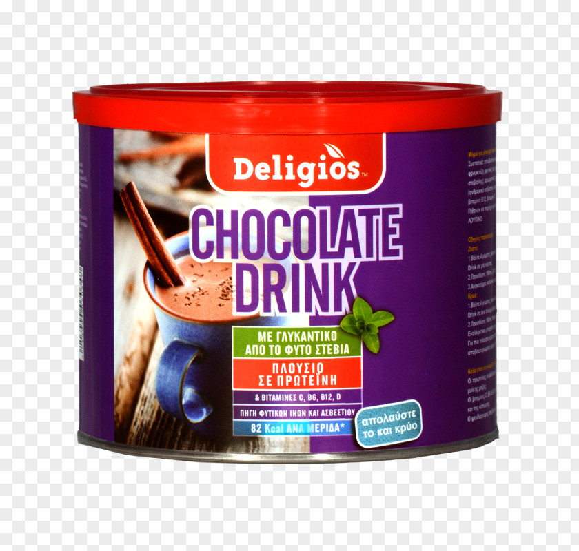 Chocolate Dietary Fiber Drink Stevia Sugar PNG