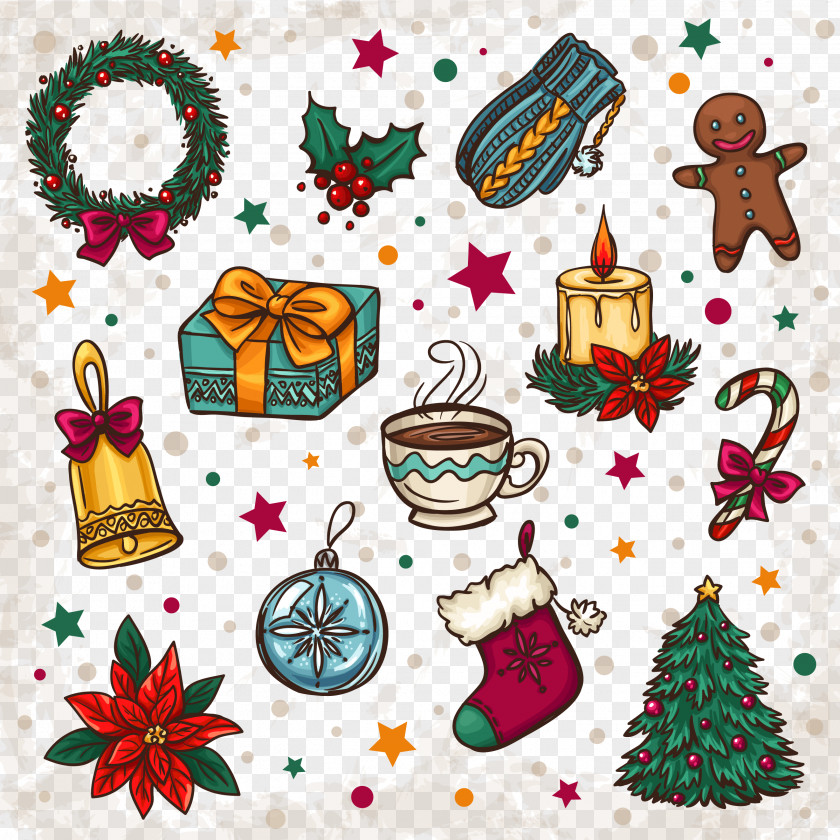 Christmas Decorations Tree Clip Art PNG