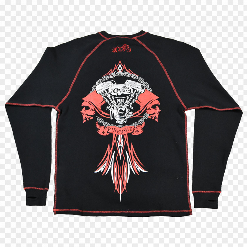 Highway To Hell Long-sleeved T-shirt Hoodie Boutique Of Leathers PNG