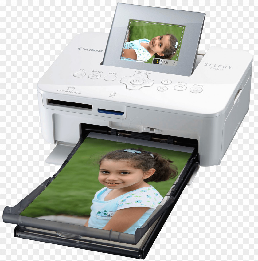 Printer Laser Printing Canon SELPHY CP1000 Compact Photo PNG