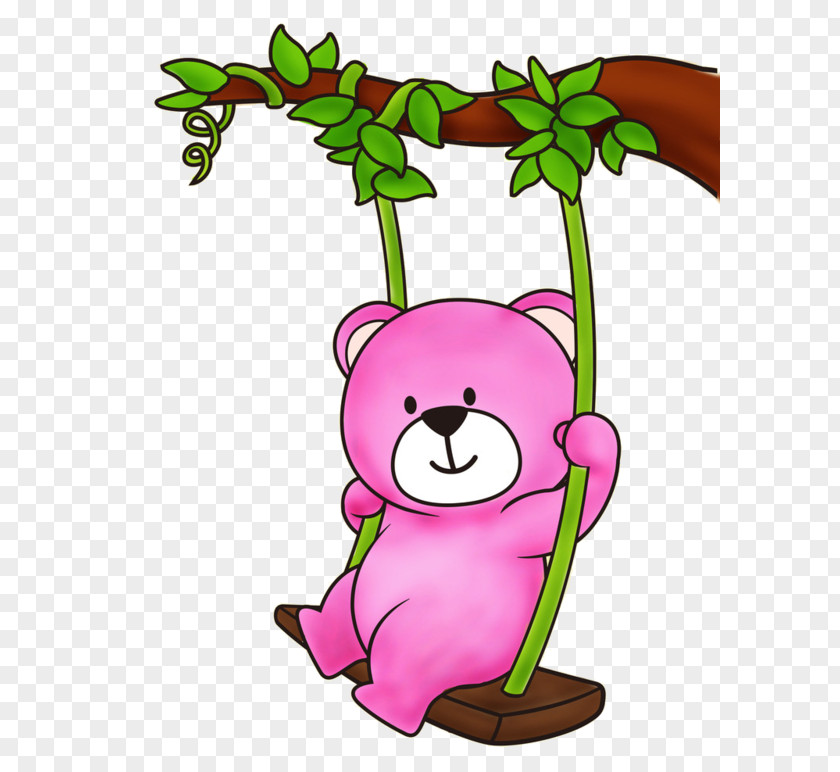 Swing The Bear Winnie Pooh PNG