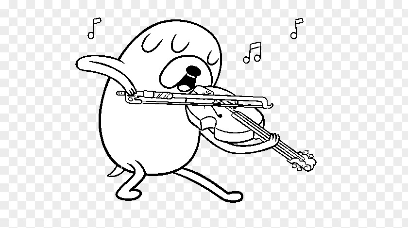 Violin Cartoon Jake The Dog Drawing Finn Human Coloring Book PNG