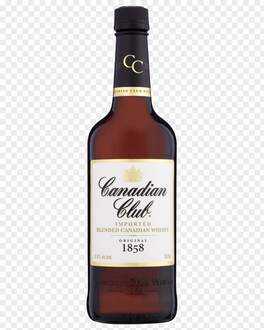 Canadian Club Whisky Rye Whiskey Blended Distilled Beverage PNG