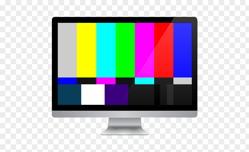 Color Drop SMPTE Bars High-definition Television PNG