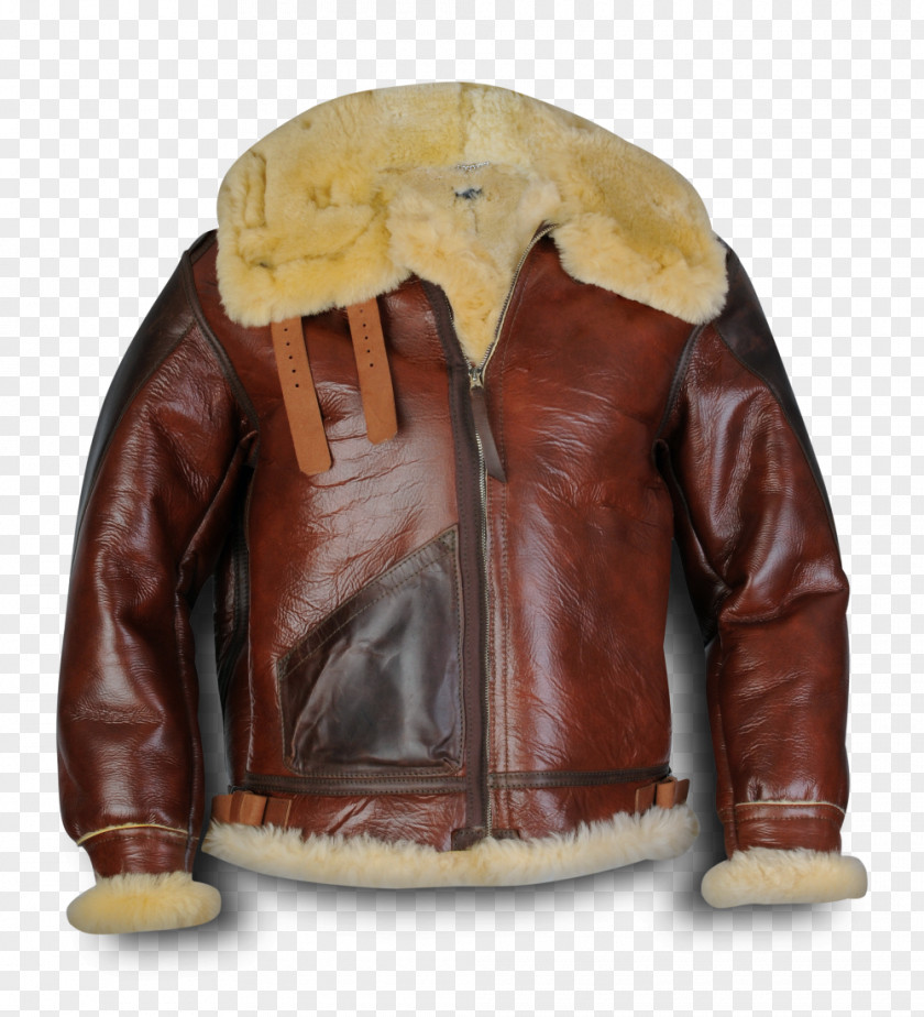 Jacket Leather Flight Sheepskin Shearling PNG