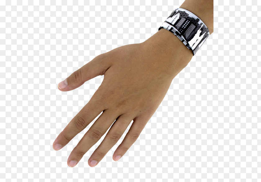 Slap Bracelet Thumb Hand Model Glove Safety PNG