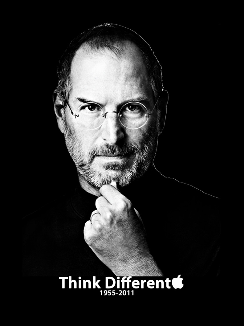 Steve Jobs IPod Shuffle Apple Think Different Poster PNG