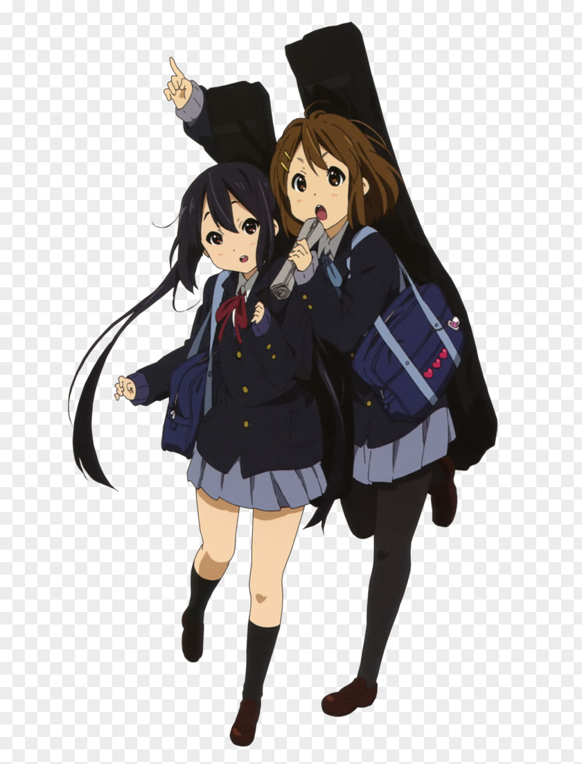 Two Girls Yui Hirasawa Azusa Nakano Mio Akiyama Ritsu Tainaka Tsumugi Kotobuki PNG