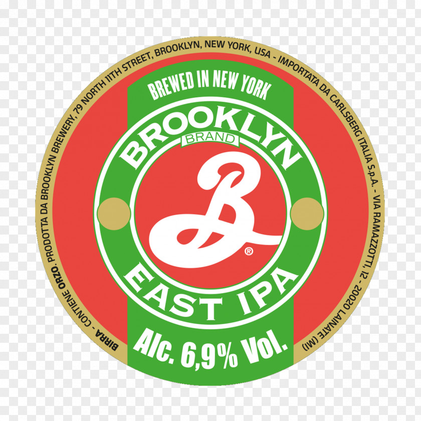 Brooklyn Brewery East IPA Logo Fluid Ounce Product PNG