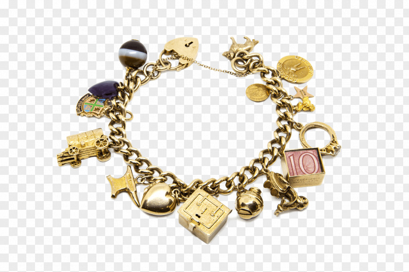 Gold Bracelet Charm Gemstone Bangle Diamond PNG