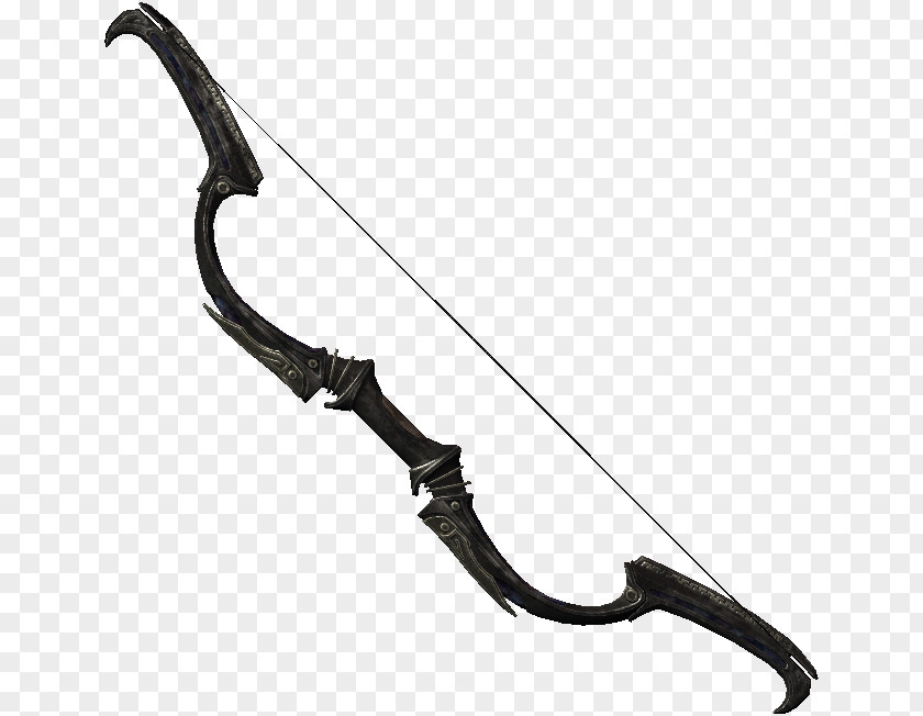 The Elder Scrolls V: Skyrim – Dragonborn Bow And Arrow Online Nexus Mods Recurve PNG