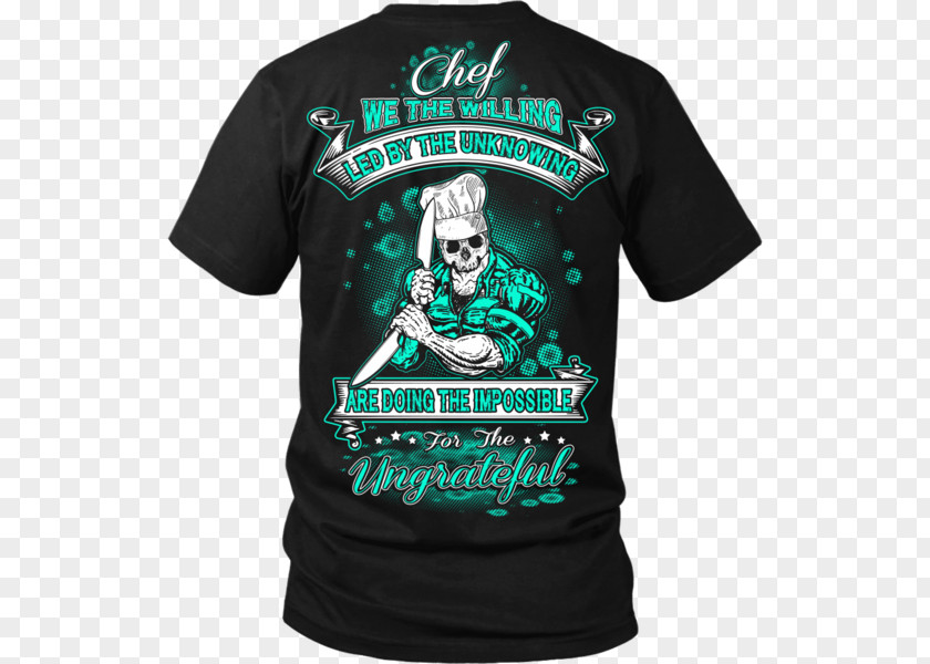 Chef Back Long-sleeved T-shirt Hoodie Top PNG