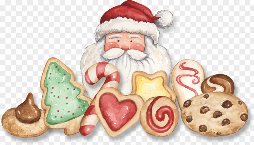 Christmas Cookies Lebkuchen Cookie Santa Claus Biscuits PNG