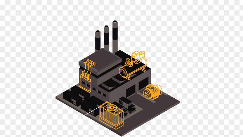 Coal Factory Electronics Predictive Maintenance Machine Control System PNG