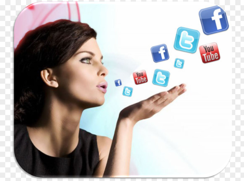 Social Media Marketing Woman Mass Blog PNG