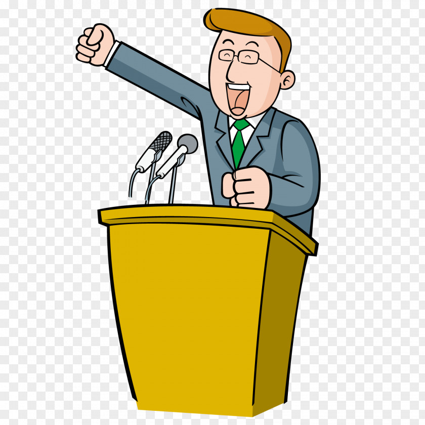 Speakers Discours Drawing Illustration PNG