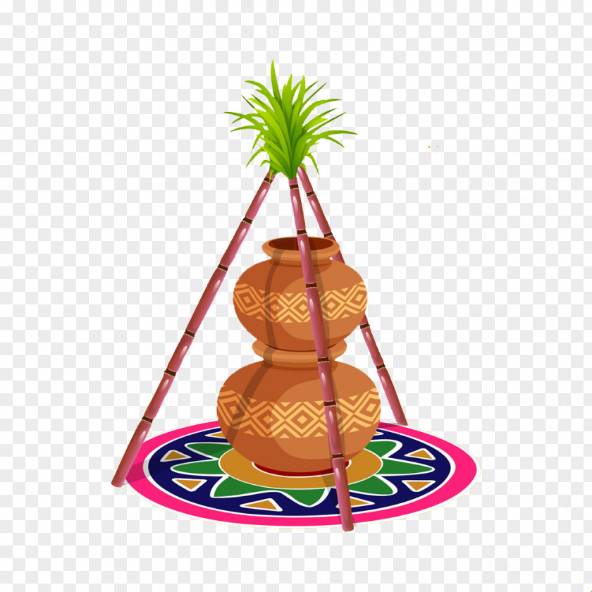 Sugar Cane Train Picture Material Thai Pongal Wish Makar Sankranti Happiness PNG