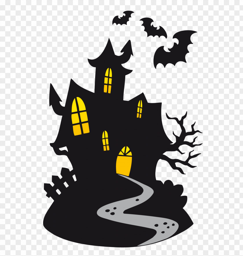 Halloween Castle Haunted Attraction Free Content Clip Art PNG