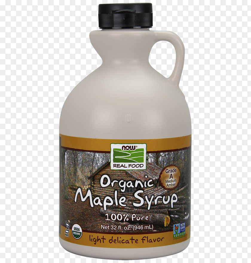 Maple Syrup Organic Food Waffle Pancake PNG