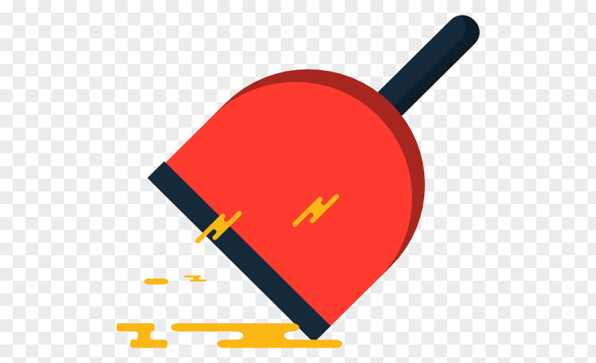 A Red Shovel Dustpan Cleaning Icon PNG