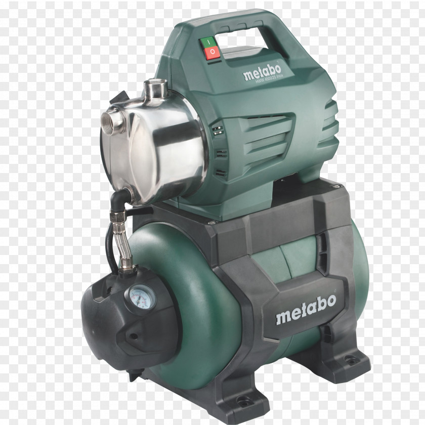 Blic Pump Eigenwasserversorgungsanlage Metabo Stainless Steel Vandværk PNG