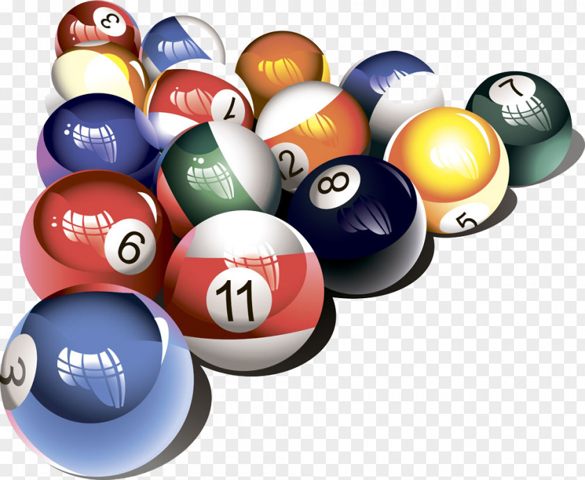 Cartoon Snooker Billiards Billiard Ball Pool Table PNG