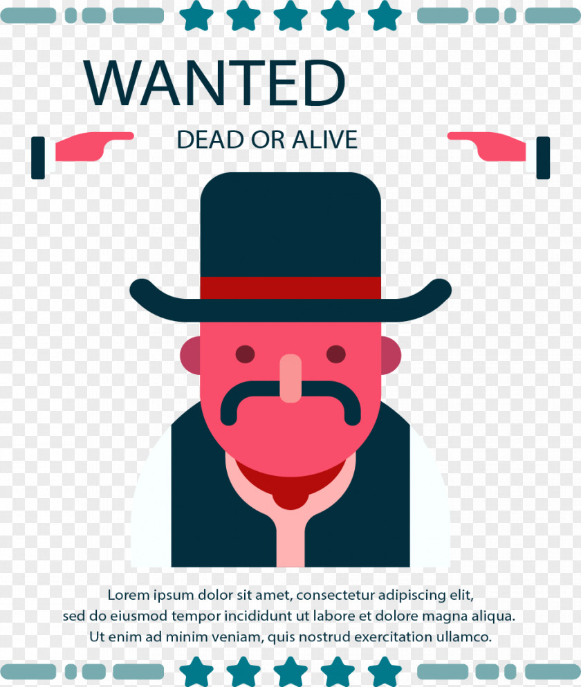 Hat Thief Wanted Poster PNG