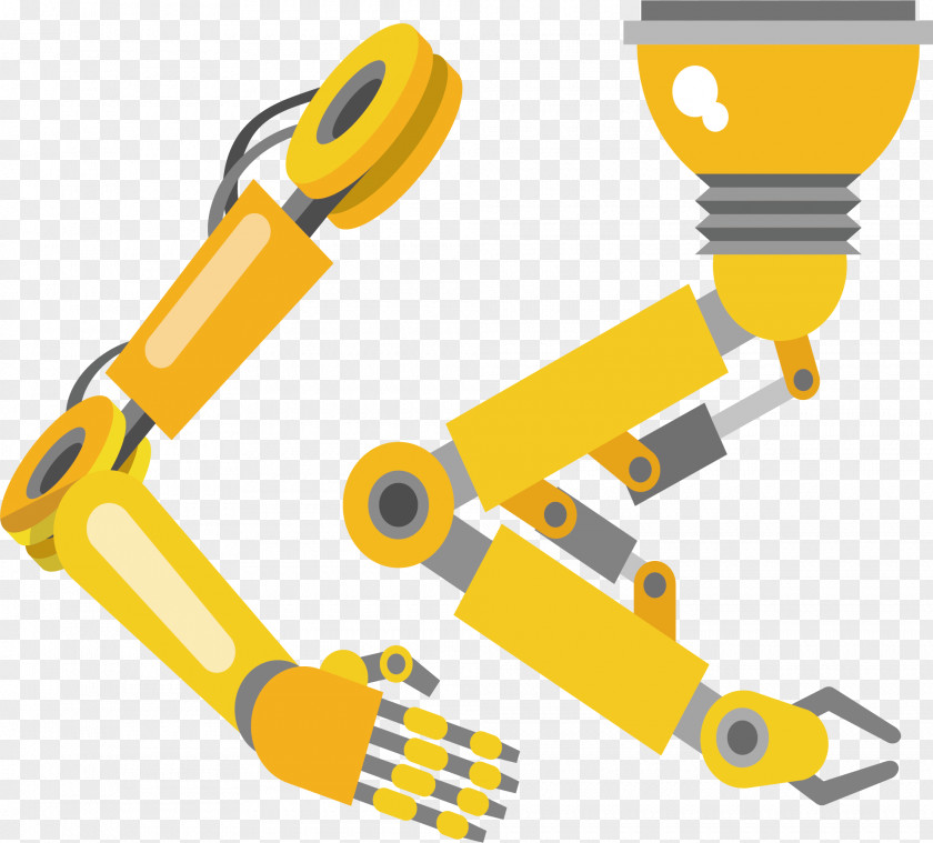 Robotic Arm Design Vector Graphics Image PNG