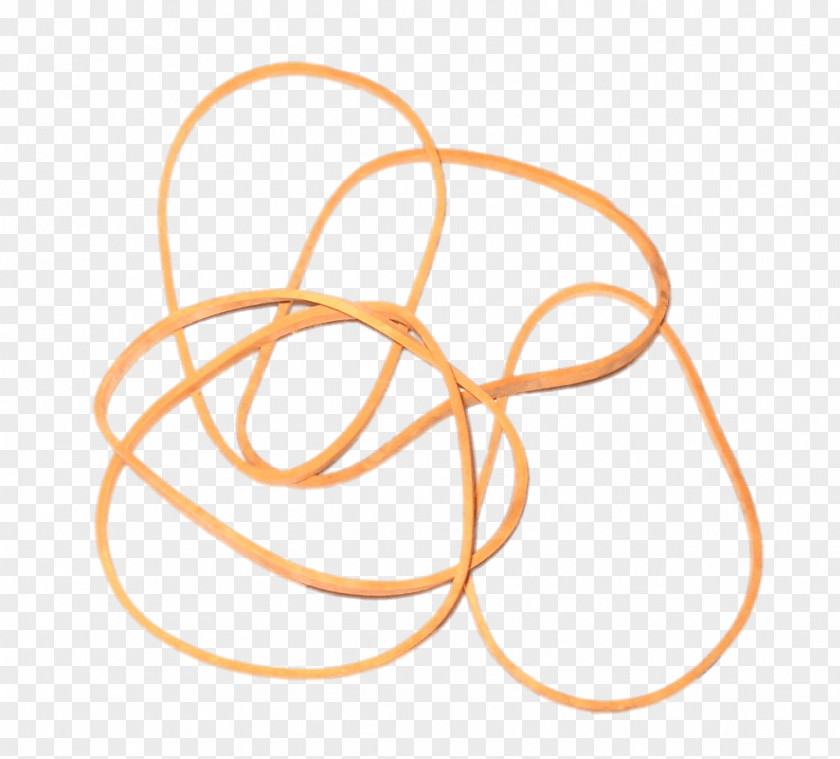 Rubber Bands Natural Paper PNG